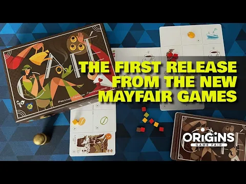 Mayfair Games is back with a new game they brought back from Essen: Café