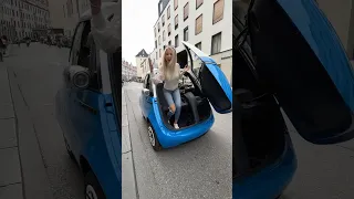 The World's Smallest Car! 🚘​⁠@sbxcars  #cars #microlino #small
