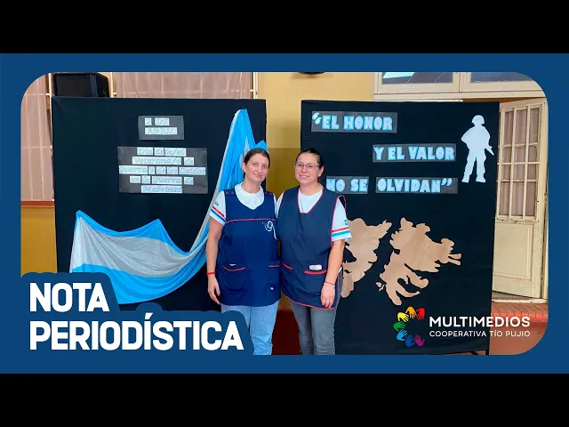 MALVINAS: HOMENAJE A VETERANOS Y CAÍDOS EN LA GUERRA EN LA ESCUELA PRIMARIA REMEDIOS DE ESCALADA
