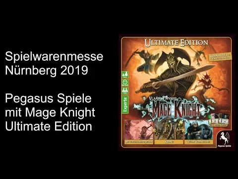 Spielwarenmesse Nürnberg 2019 - Pegasus Spiele mit Mage Knight Ultimate Edition