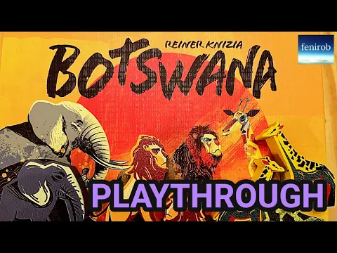 Botswana Board Game | Playthrough (3 Players)