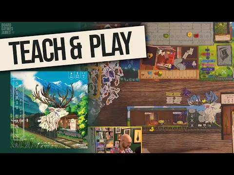 Spirit Train Board Game Teach and Playthrough