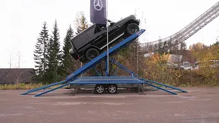 Mercedes G580 Electric Geländewagen steep hill test