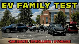 The Best Electric Car For A Big Family! Rivian R1S v Tesla Model X v Kia EV9 v Mercedes EQS SUV