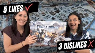 Frosthaven: 5 Likes & 3 Dislikes | First Impressions from 2 Euro Gamers!