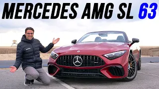 all-new 2022 Mercedes-AMG SL 63 driving REVIEW - now a Porsche 911 killer?