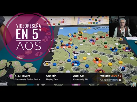 Videoreseña en 5' - Age of Steam (Martin Wallace)
