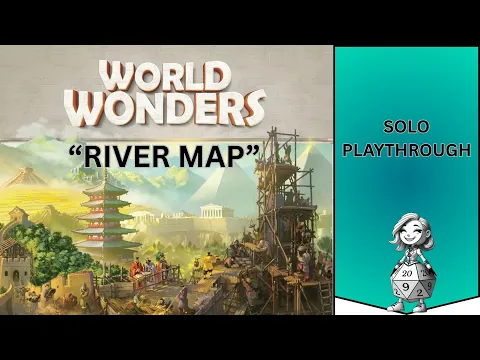 "River-Map" World Wonders Solo Let's Play-How One River Built an Entire Civilization