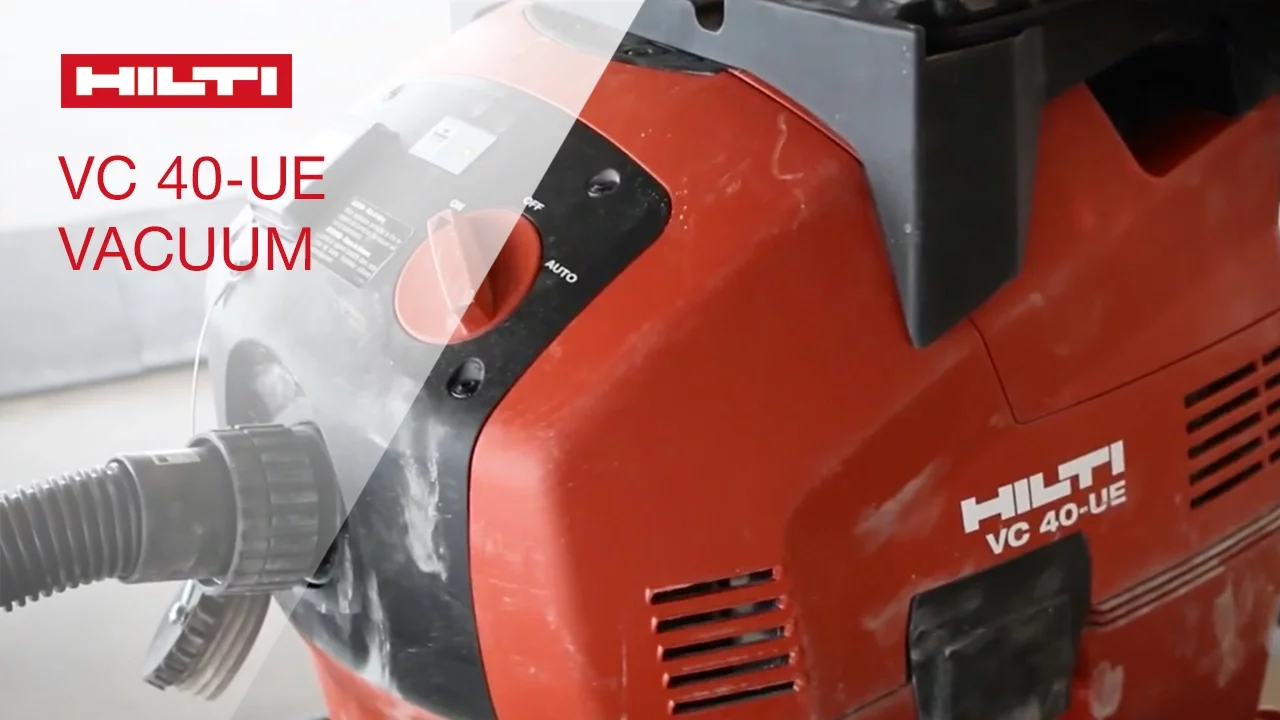INTRODUCING the Hilti universal vacuum cleaner VC 40UE layo...