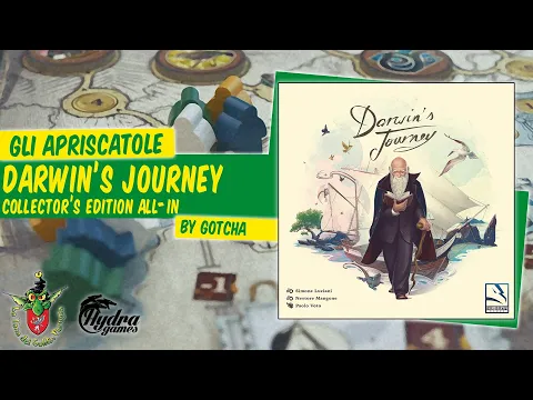 Darwin's Journey Collector Edition kickstarter all-in unboxing [Gli Apriscatole]