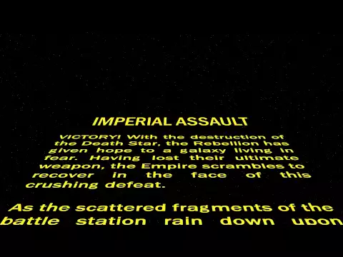 Star Wars: Imperial Assault Opening Crawl