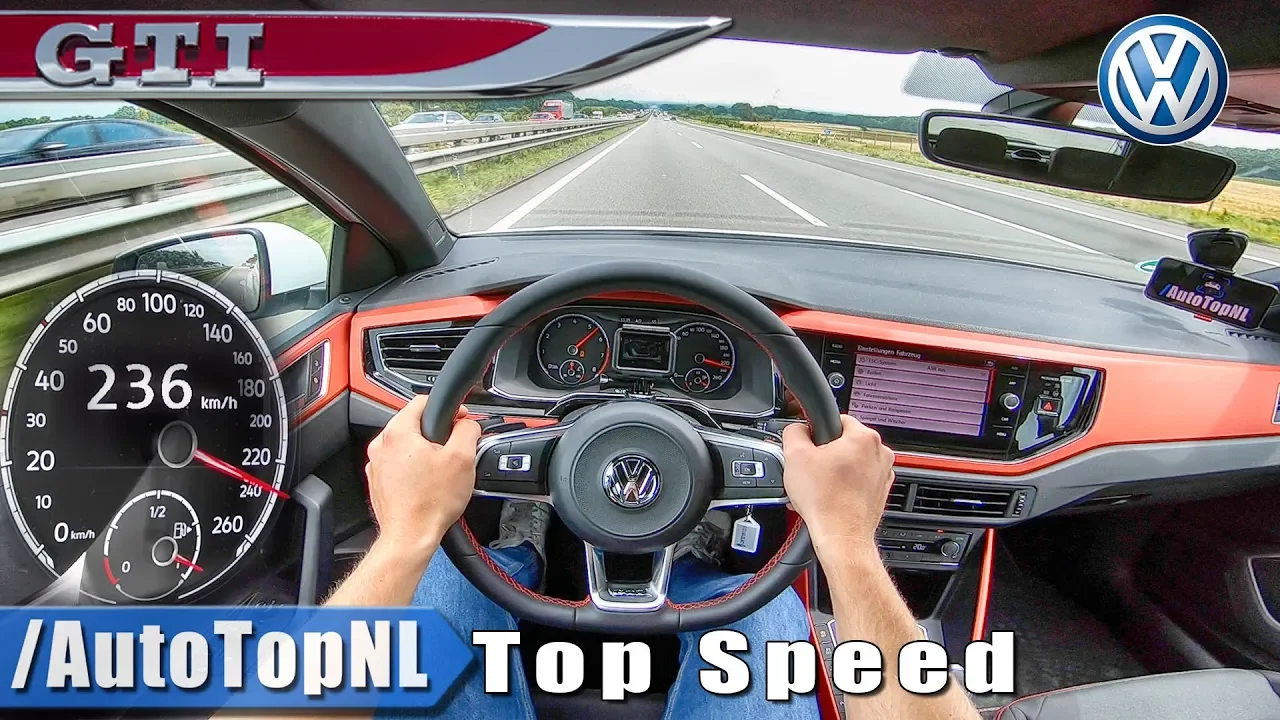 VW Polo GTI 2.0 TSI DSG 200HP | AUTOBAHN POV TOP SPEED by AutoTopNL