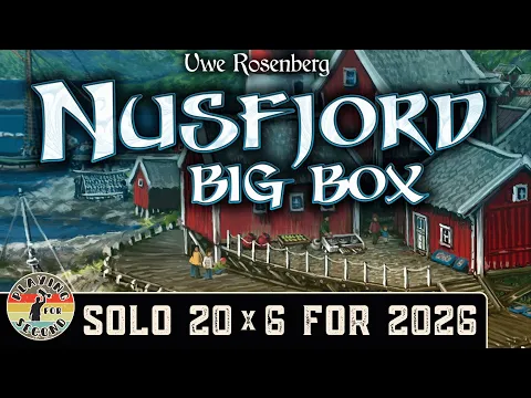 2026 Solo Board Game Challenge | Nusfjord