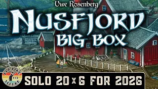 2026 Solo Board Game Challenge | Nusfjord