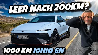 Langstrecke im Hyundai IONIQ 6 N: Reale Reichweite, Verbrauch & Ladezeit