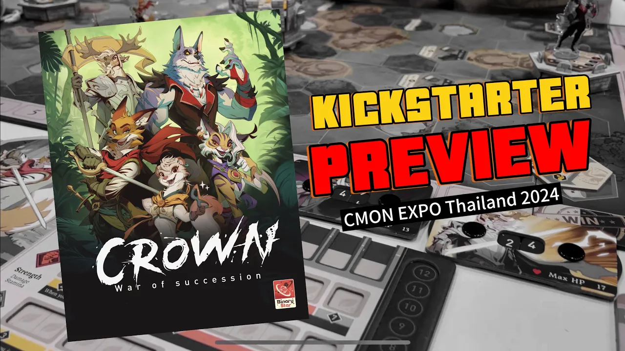 CROWN [Kickstarter Preview] from CMON Expo Thailand 2024