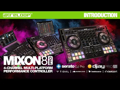 Product video thumbnail for Reloop Mixon 8 Pro 4-Channel DJ Controller