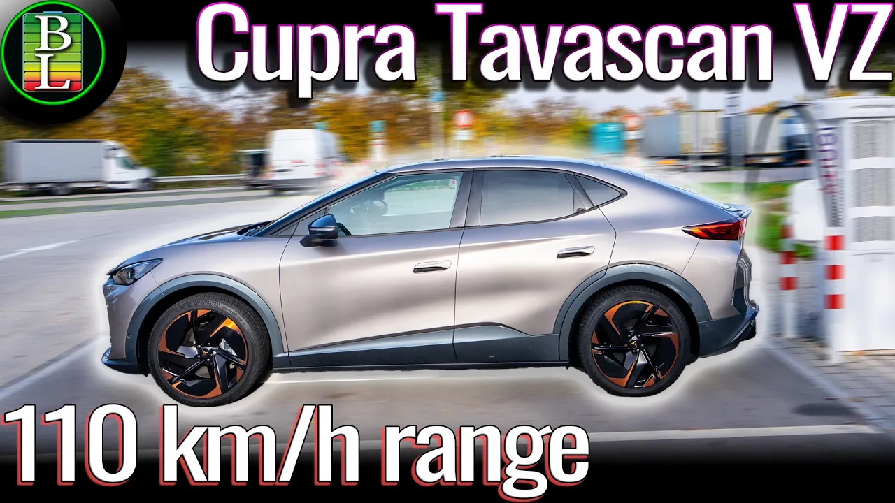 Cupra Tavascan VZ AWD - 110 km/h (68 mph) range test