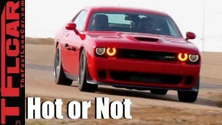 2016 Dodge Challenger SRT Hellcat Review - TFL Leaderboard Hot or Not Ep.3