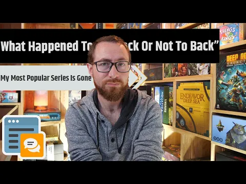 Why I Stopped Filming My "To Back Or Not To Back" Series