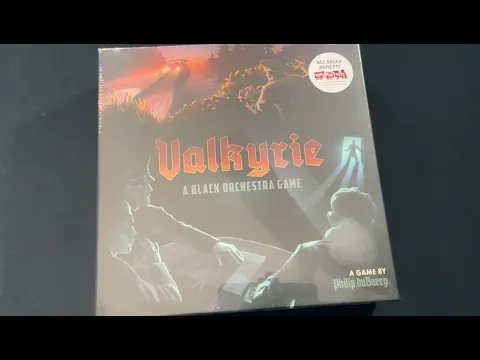 TDG: Valkyrie: A Black Orchestra Game unboxing with Ray