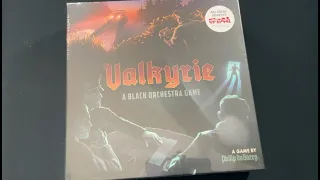 TDG: Valkyrie: A Black Orchestra Game unboxing with Ray