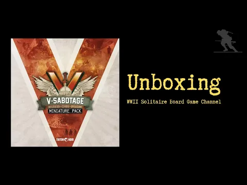 V-Sabotage: Miniature Pack - Unboxing