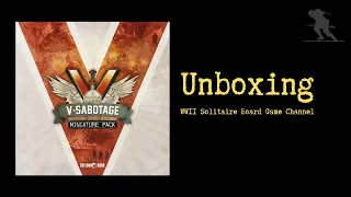 V-Sabotage: Miniature Pack - Unboxing