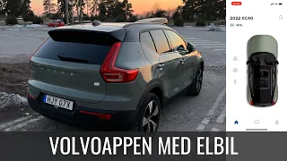 Genomgång av Volvoappen med elbil | Elbilsmagasinet
