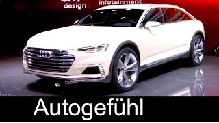 Audi Prologue Allroad concept Preview future Audi A8 or A6 Allroad/Avant + Audi Q7 e-tron premiere