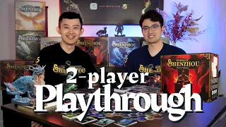 2-player Playthrough | Complete Guide to Legends of ShenZhou | No.1 Chinese Mythology Boardgame