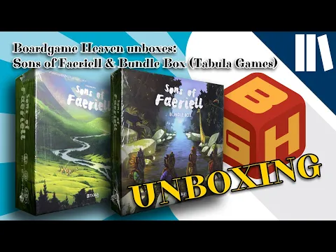 Boardgame Heaven Unboxing 151: Sons of Faeriell + expansions (Tabula Games)