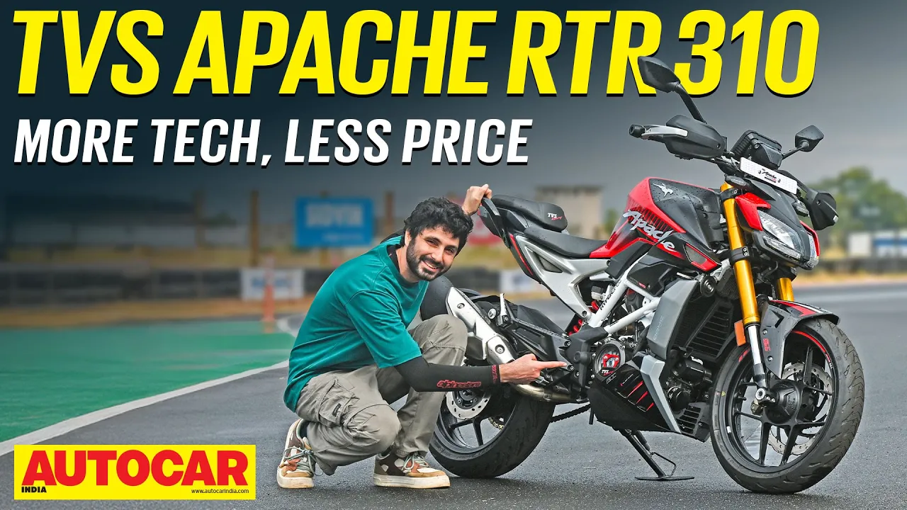 TVS Apache RTR 310 review - Similar, but better to ride | First Ride | Autocar India