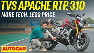 TVS Apache RTR 310 review - Similar, but better to ride | First Ride | Autocar India
