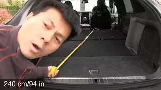 Model X 5 seater rear cargo space