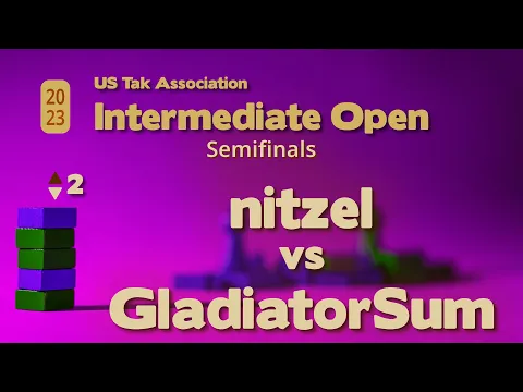 nitzel vs GladiatorSum - 2023 Intermediate Tak Open Semifinals G2 - Live Commentary