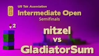 nitzel vs GladiatorSum - 2023 Intermediate Tak Open Semifinals G2 - Live Commentary
