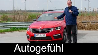Skoda Octavia RS 230 hp FULL REVIEW Facelift 2018/2017 test driven new