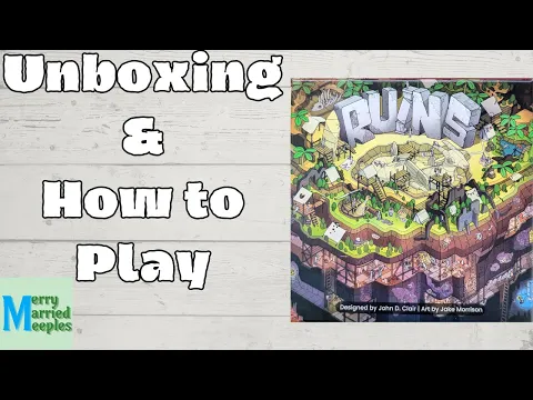 Ruins - Unboxing and 2 Player How to Play