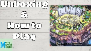 Ruins - Unboxing and 2 Player How to Play