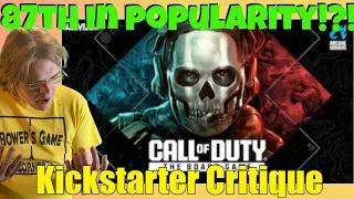 Call Of Duty: The Board Game - Kickstarter Critique Review