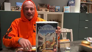 Les Palais de Carrara - 2eme édition (L'explication des règles et la dégustation du jeu)
