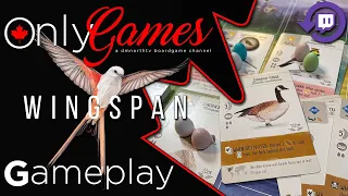 Wingspan Board Game Gameplay - Twitch Live Stream Replay