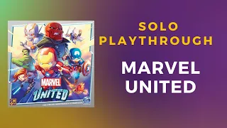 Marvel United Xavier/S.H.I.E.L.D. Solo Mode Tutorial Playthrough | DaniCha