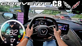 2025 CORVETTE C8 Convertible 6.2 V8 // AUTOBAHN & PERFECT ROAD POV