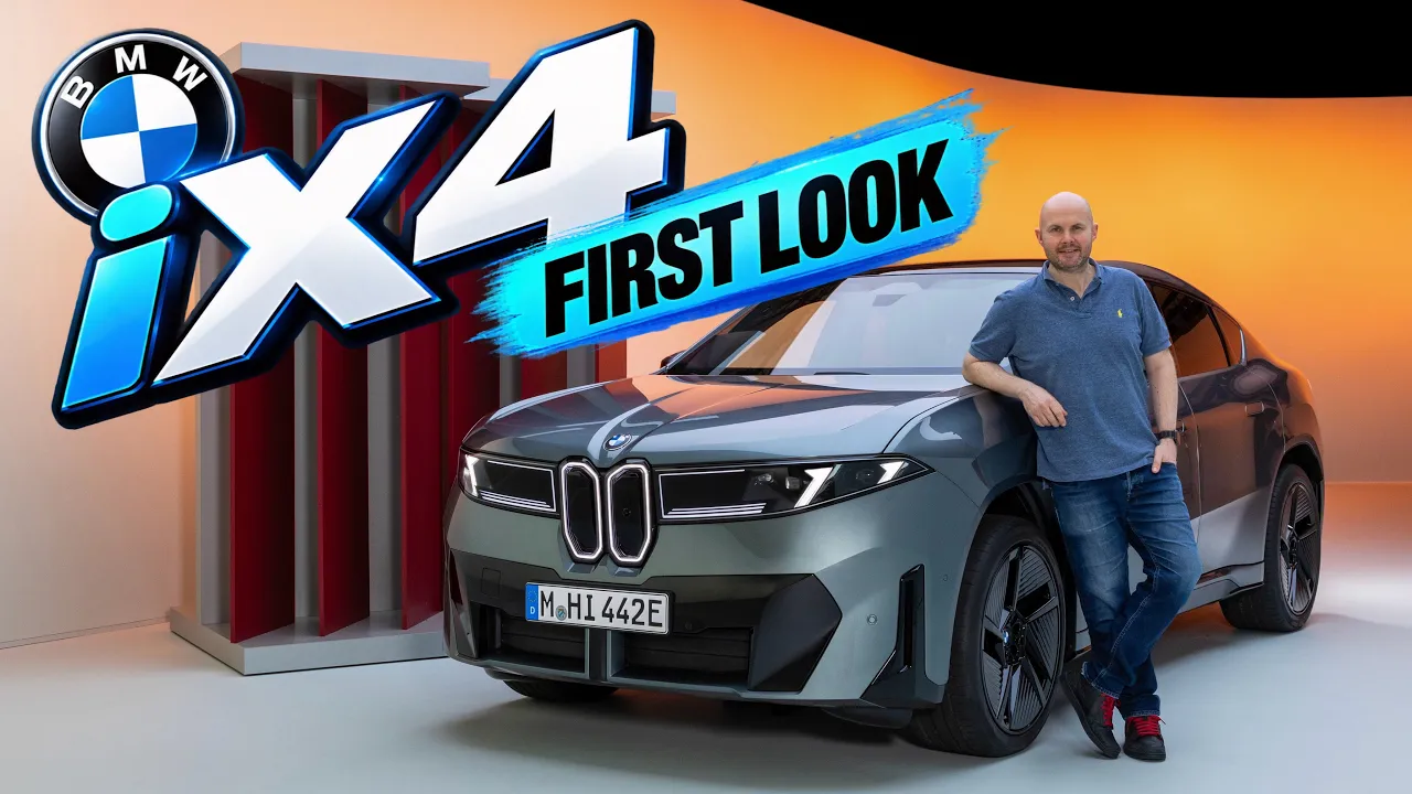 New BMW iX4 Revealed! 800km Range & 400kW Charging | First Look