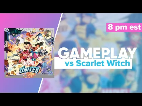 Marvel United Gameplay Dr Strange vs Scarlet Witch | Multiverse of Madness