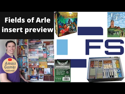 Folded Space inserts - Fields of Arle Aeon's End Quacks of Quedlinburg* AmassGames * accessories
