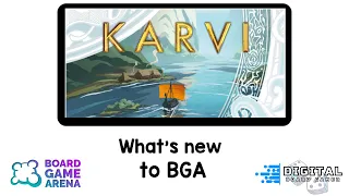 Karvi - What's New To Board Game Arena. 2 Minute overview of Karvi
