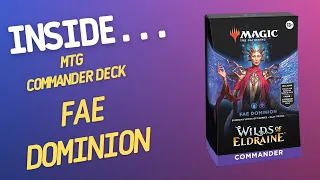 Inside…Winds of Eldraine Commander Deck: FAE DOMINION (4K60fps)